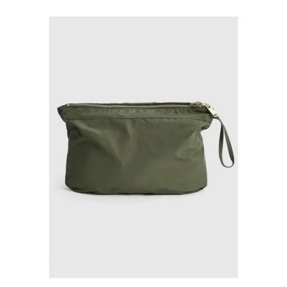 New! REISS London Jenna Short Hooded Parka Windbreaker Jacket in Khaki - Picture 8 of 13